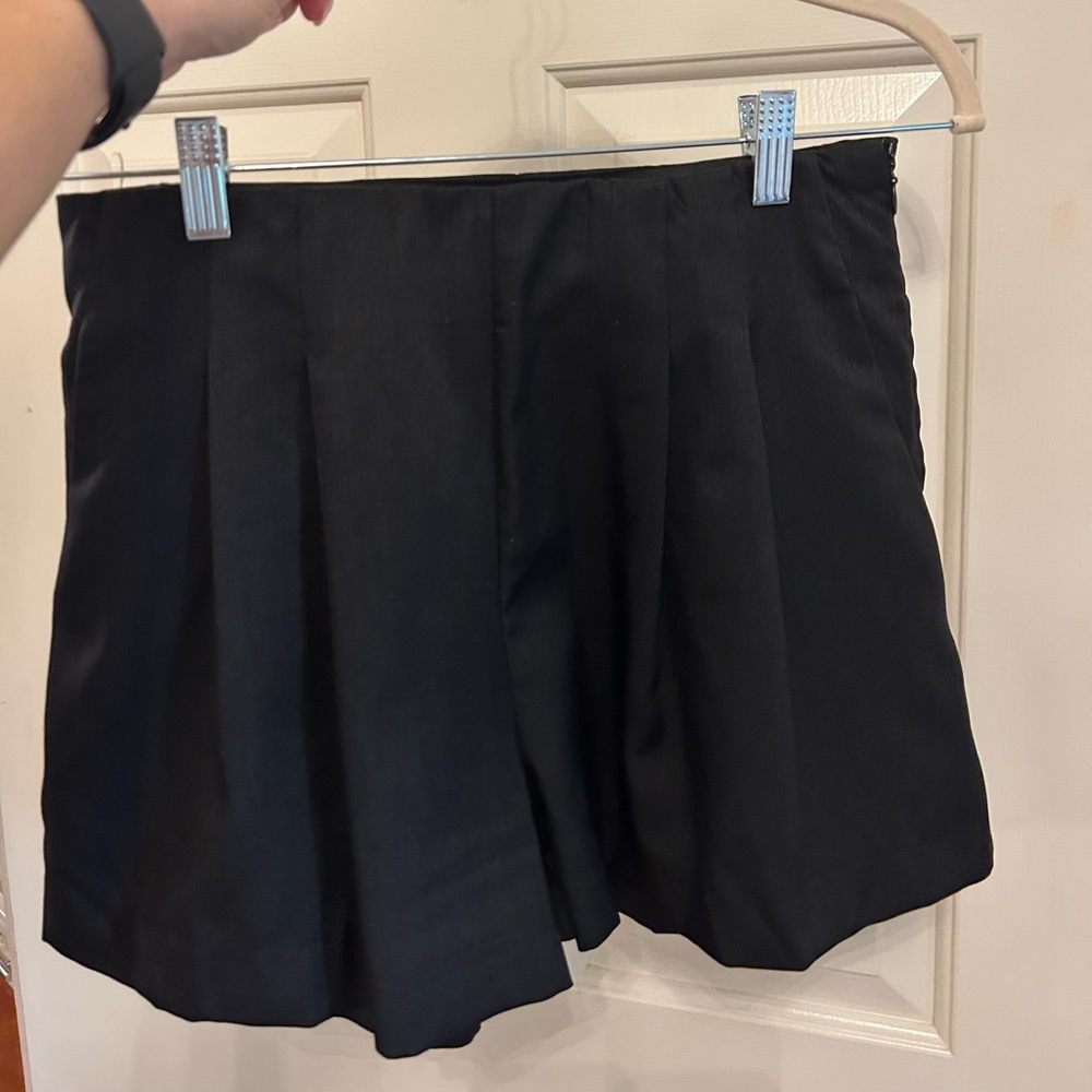 Black pleated (ish) shorts!